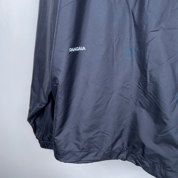 Pangaia Black Nylon Jacket Hooded Zip Up Oversized Unisex Minimalist Medium - Picture 10 of 16